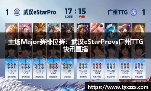 主场Major赛排位赛：武汉eStarProvs广州TTG快讯直播